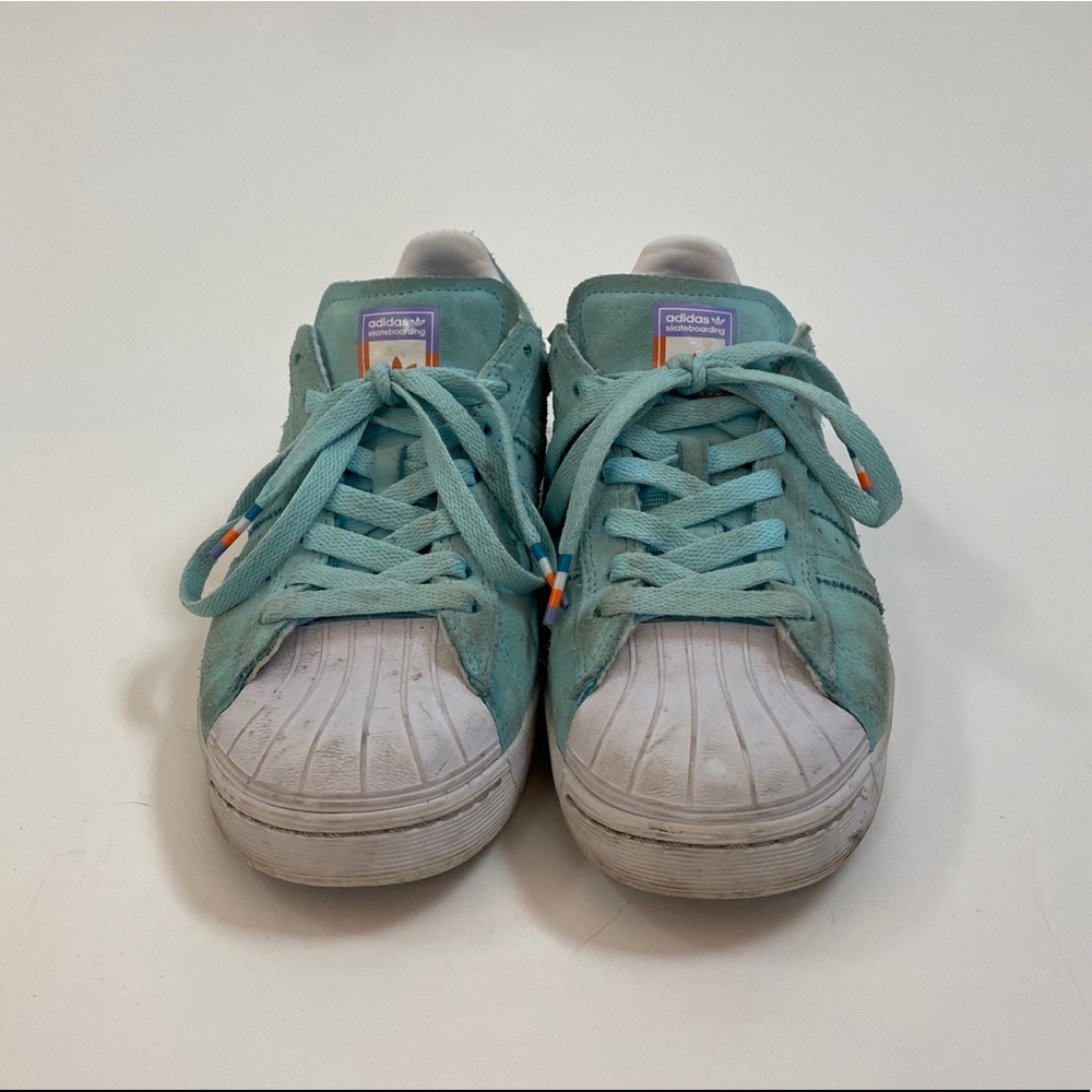 Adidas Skateboarding Blue Suede Shoes
